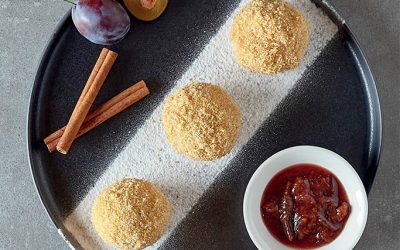 Topfenknödel mit Zwetsckenröster