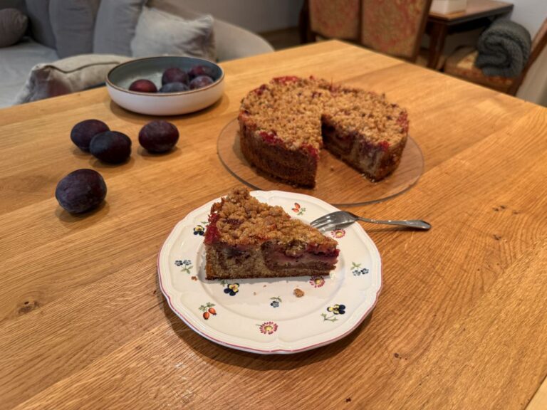 Marmorierter Zwetschken-Streuselkuchen vegan, Chief of Sugar