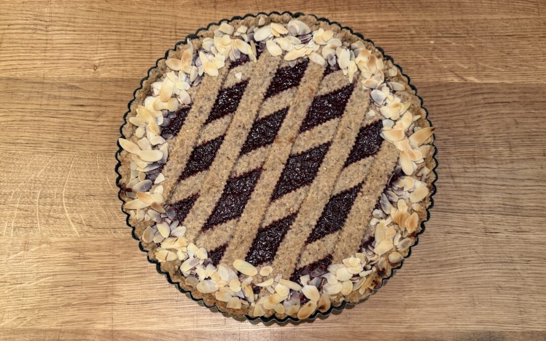 Linzer Tarte geknetet, vegan