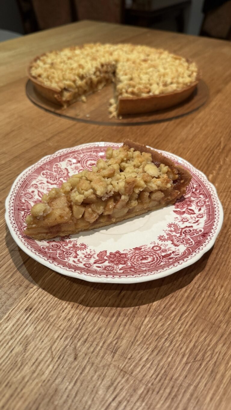 Apfel-Salzkaramell Tarte vegan